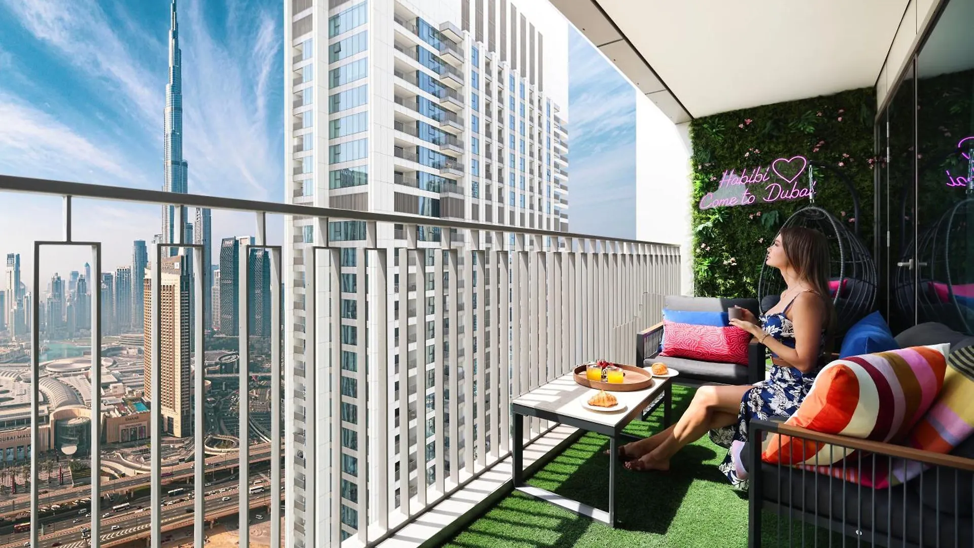 Apartment Elite 4Br Luxury Apartment, Burj Khalifa View, Opposite Dubai Mall, Infinity Pool, Mini Golf, Ps5